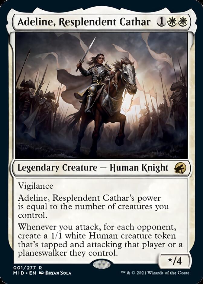 Adeline, Resplendent Cathar [Innistrad: Midnight Hunt] | Black Swamp Games