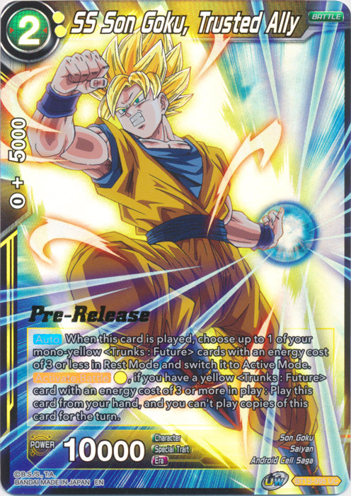 SS Son Goku, Trusted Ally (BT13-095) [Supreme Rivalry Prerelease Promos] | Black Swamp Games