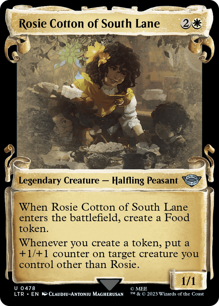 Rosie Cotton of South Lane [The Lord of the Rings: Tales of Middle-Earth Showcase Scrolls] | Black Swamp Games