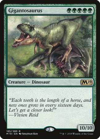 Gigantosaurus [Core Set 2019] | Black Swamp Games