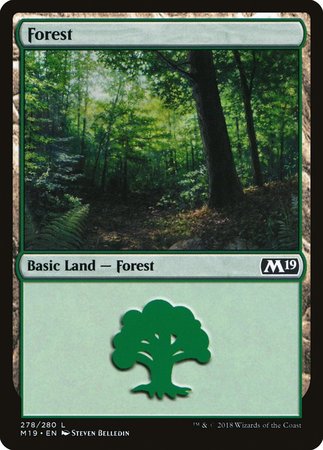 Forest (278) [Core Set 2019] | Black Swamp Games