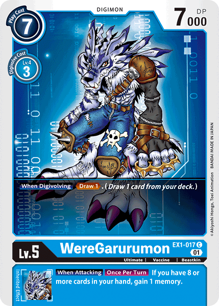 WereGarurumon [EX1-017] [Classic Collection] | Black Swamp Games