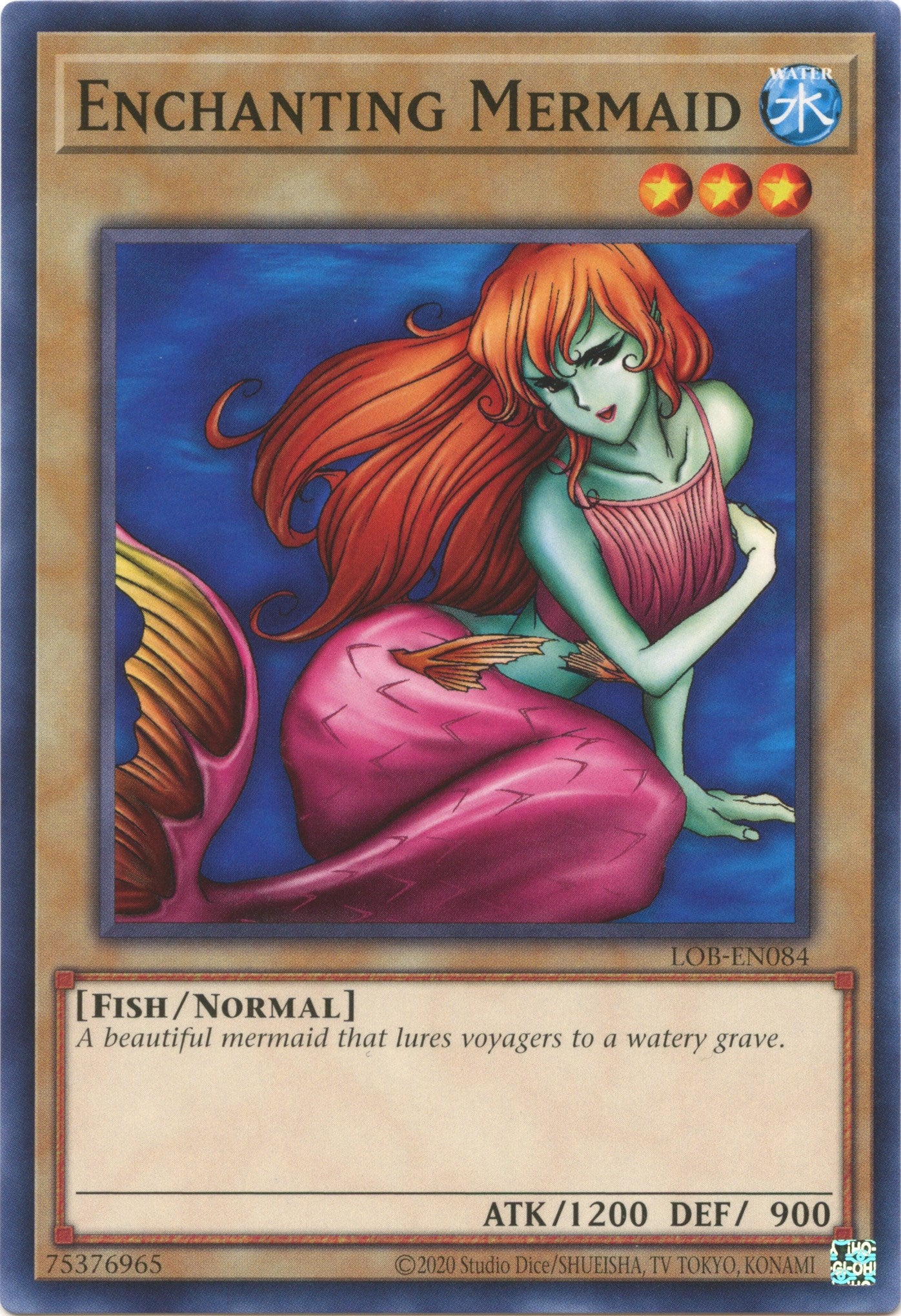 Enchanting Mermaid (25th Anniversary) [LOB-EN084] Common | Black Swamp Games