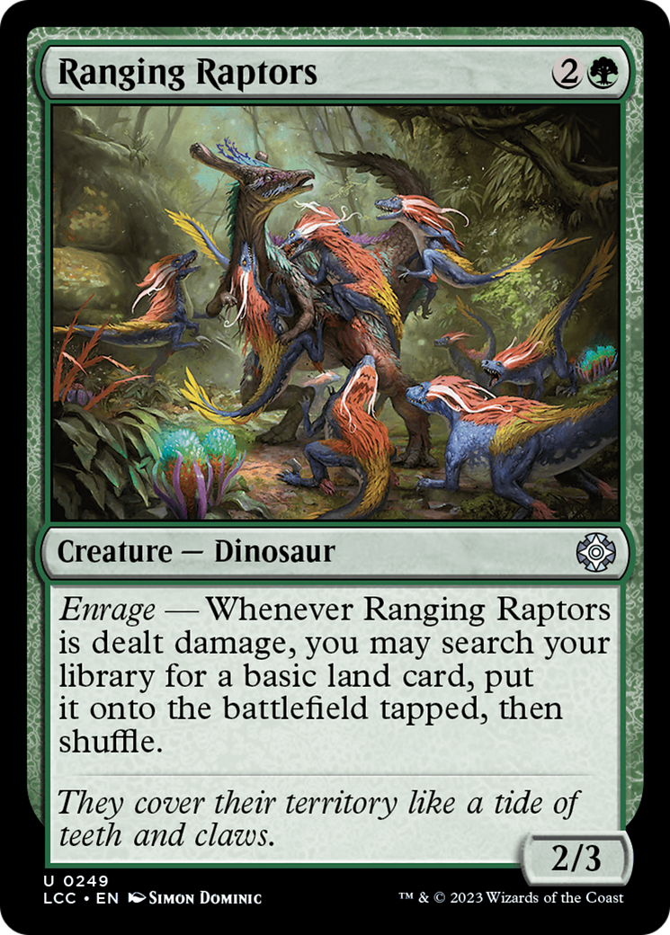 Ranging Raptors [The Lost Caverns of Ixalan Commander] | Black Swamp Games