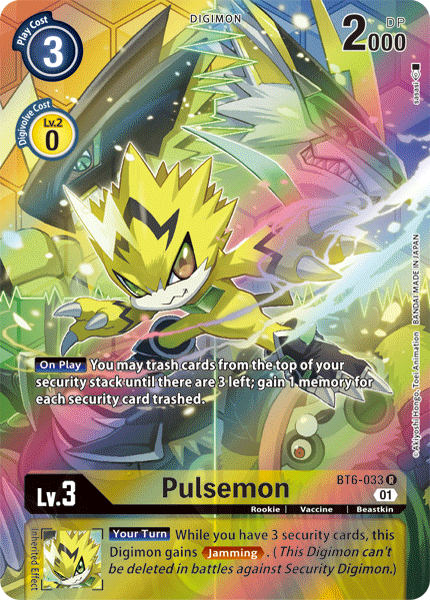 Pulsemon [BT6-033] (Alternate Art) [Double Diamond] | Black Swamp Games