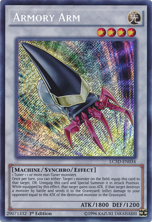 Armory Arm [LC5D-EN034] Secret Rare | Black Swamp Games