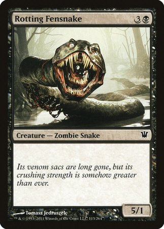 Rotting Fensnake [Innistrad] | Black Swamp Games