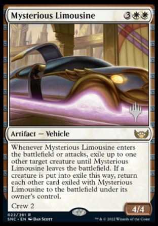 Mysterious Limousine (Promo Pack) [Streets of New Capenna Promos] | Black Swamp Games