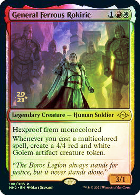 General Ferrous Rokiric [Modern Horizons 2 Prerelease Promos] | Black Swamp Games