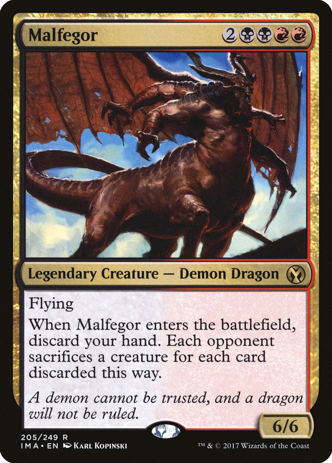 Malfegor [Iconic Masters] | Black Swamp Games