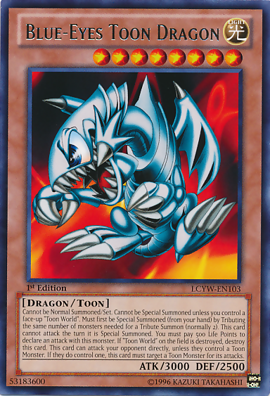 Blue-Eyes Toon Dragon [LCYW-EN103] Rare | Black Swamp Games