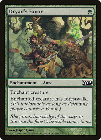 Dryad's Favor [Magic 2011] | Black Swamp Games