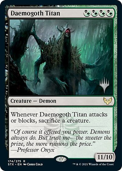 Daemogoth Titan (Promo Pack) [Strixhaven: School of Mages Promos] | Black Swamp Games