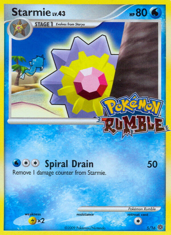 Starmie (5/16) [Pokémon Rumble] | Black Swamp Games