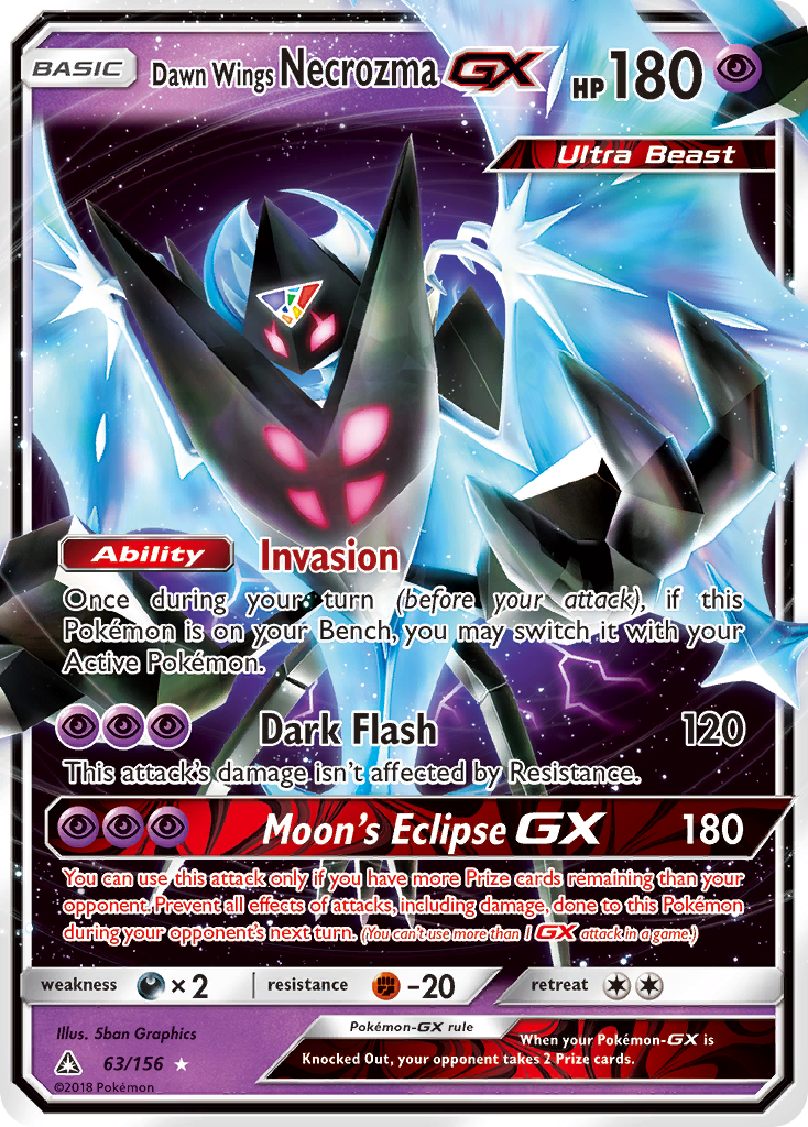 Dawn Wings Necrozma GX (63/156) [Sun & Moon: Ultra Prism] | Black Swamp Games