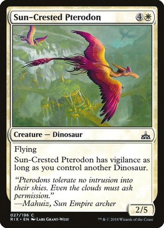 Sun-Crested Pterodon [Rivals of Ixalan] | Black Swamp Games