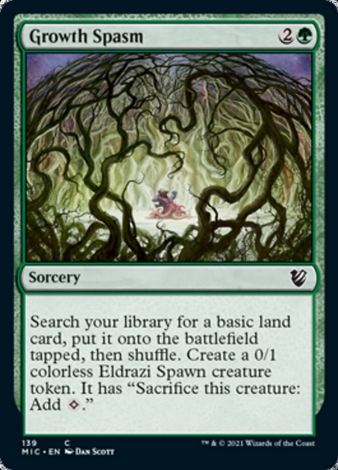 Growth Spasm [Innistrad: Midnight Hunt Commander] | Black Swamp Games