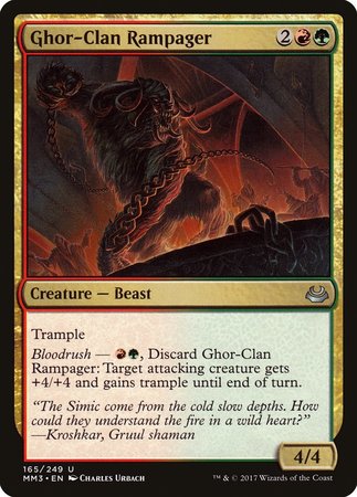 Ghor-Clan Rampager [Modern Masters 2017] | Black Swamp Games