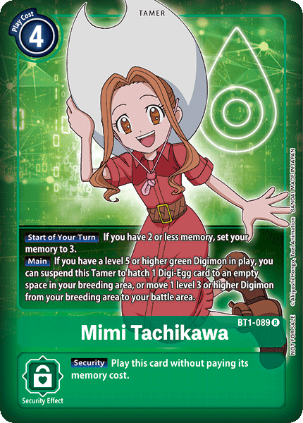 Mimi Tachikawa [BT1-089] (Buy-A-Box Promo) [Release Special Booster Ver.1.0 Promos] | Black Swamp Games