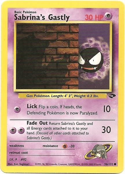 Sabrina's Gastly (96/132) [Gym Challenge Unlimited] | Black Swamp Games