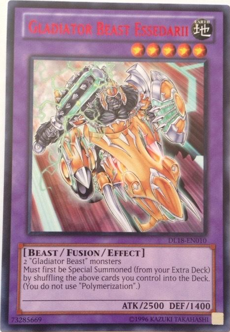 Gladiator Beast Essedarii (Red) [DL18-EN010] Rare | Black Swamp Games
