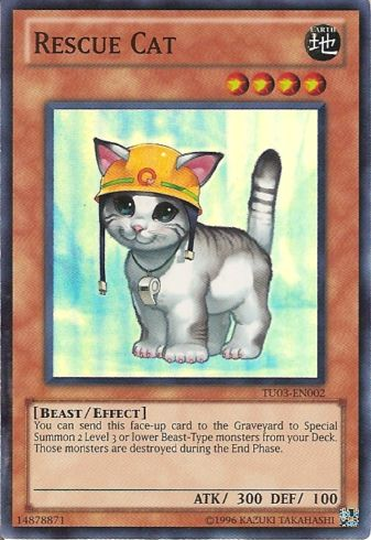 Rescue Cat [TU03-EN002] Super Rare | Black Swamp Games