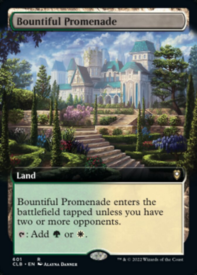 Bountiful Promenade (Extended Art) [Commander Legends: Battle for Baldur's Gate] | Black Swamp Games