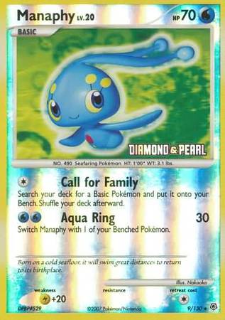 Manaphy (9/130) [Burger King Promos: 2008 Collection] | Black Swamp Games