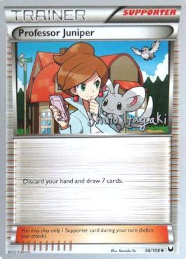 Professor Juniper (98/108) (Terraki-Mewtwo - Shuto Itagaki) [World Championships 2012] | Black Swamp Games