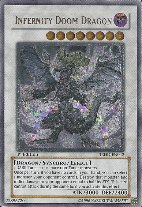 Infernity Doom Dragon [TSHD-EN042] Ultimate Rare | Black Swamp Games