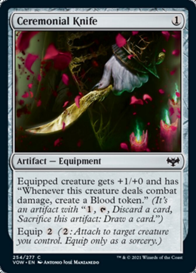 Ceremonial Knife [Innistrad: Crimson Vow] | Black Swamp Games