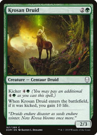 Krosan Druid [Dominaria] | Black Swamp Games