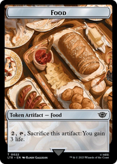 Tentacle // Food (0022) Double-Sided Token (Surge Foil) [The Lord of the Rings: Tales of Middle-Earth Tokens] | Black Swamp Games