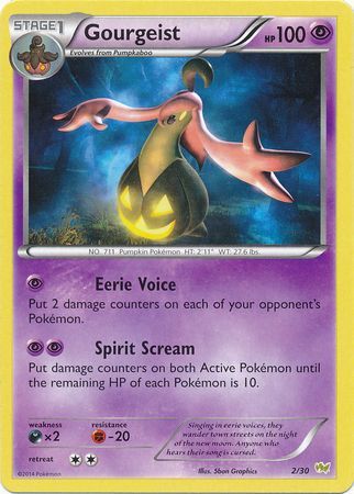 Gourgeist (2/30) [XY: Trainer Kit - Noivern] | Black Swamp Games