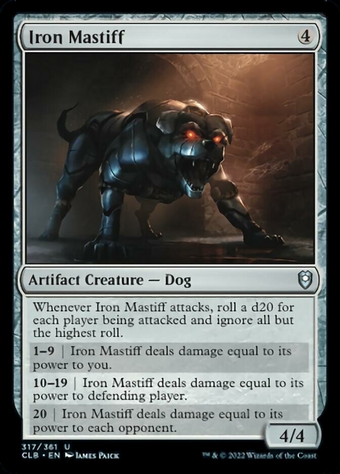 Iron Mastiff [Commander Legends: Battle for Baldur's Gate] | Black Swamp Games