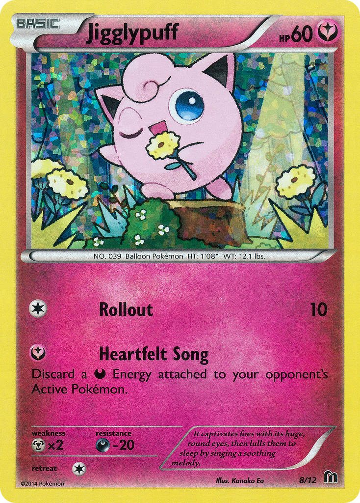 Jigglypuff (8/12) [McDonald's Promos: 2016 Collection] | Black Swamp Games