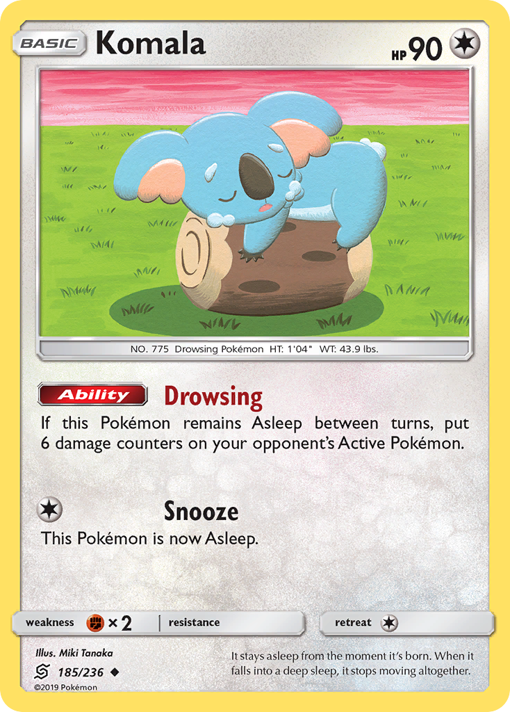 Komala (185/236) [Sun & Moon: Unified Minds] | Black Swamp Games