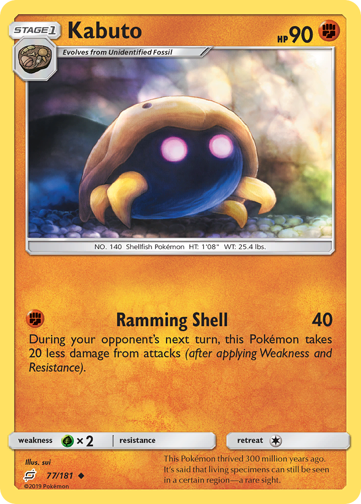 Kabuto (77/181) [Sun & Moon: Team Up] | Black Swamp Games