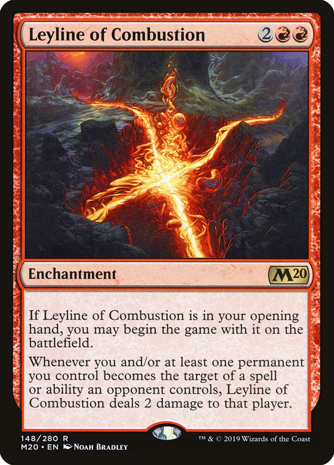 Leyline of Combustion [Core Set 2020] | Black Swamp Games