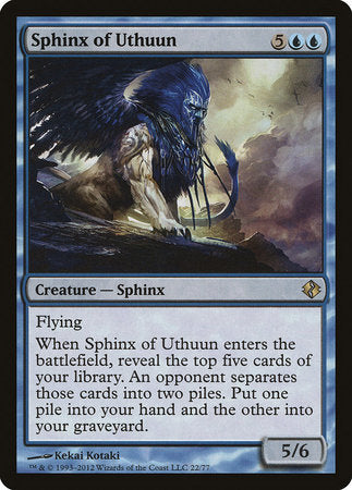 Sphinx of Uthuun [Duel Decks: Venser vs. Koth] | Black Swamp Games