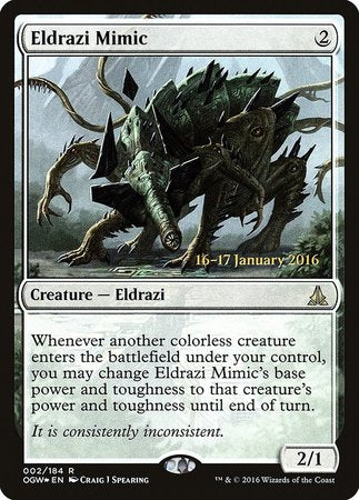 Eldrazi Mimic [Oath of the Gatewatch Promos] | Black Swamp Games