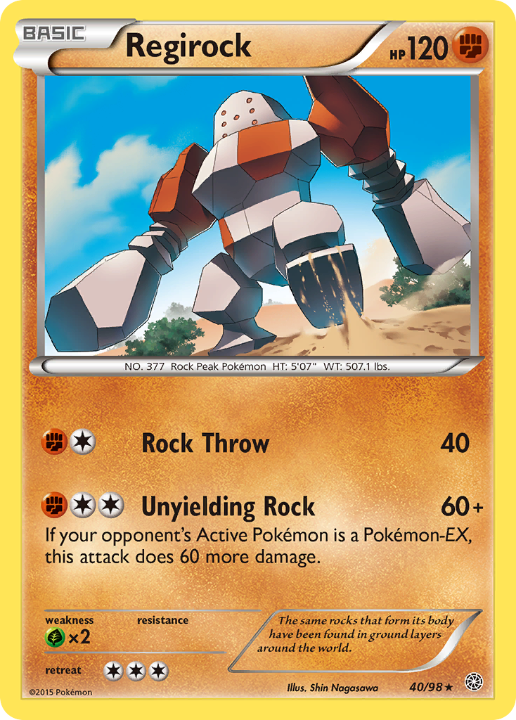 Regirock (40/98) [XY: Ancient Origins] | Black Swamp Games