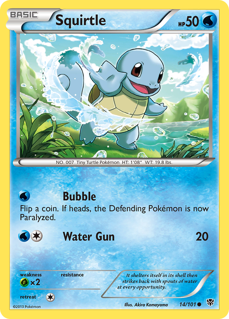 Squirtle (14/101) [Black & White: Plasma Blast] | Black Swamp Games