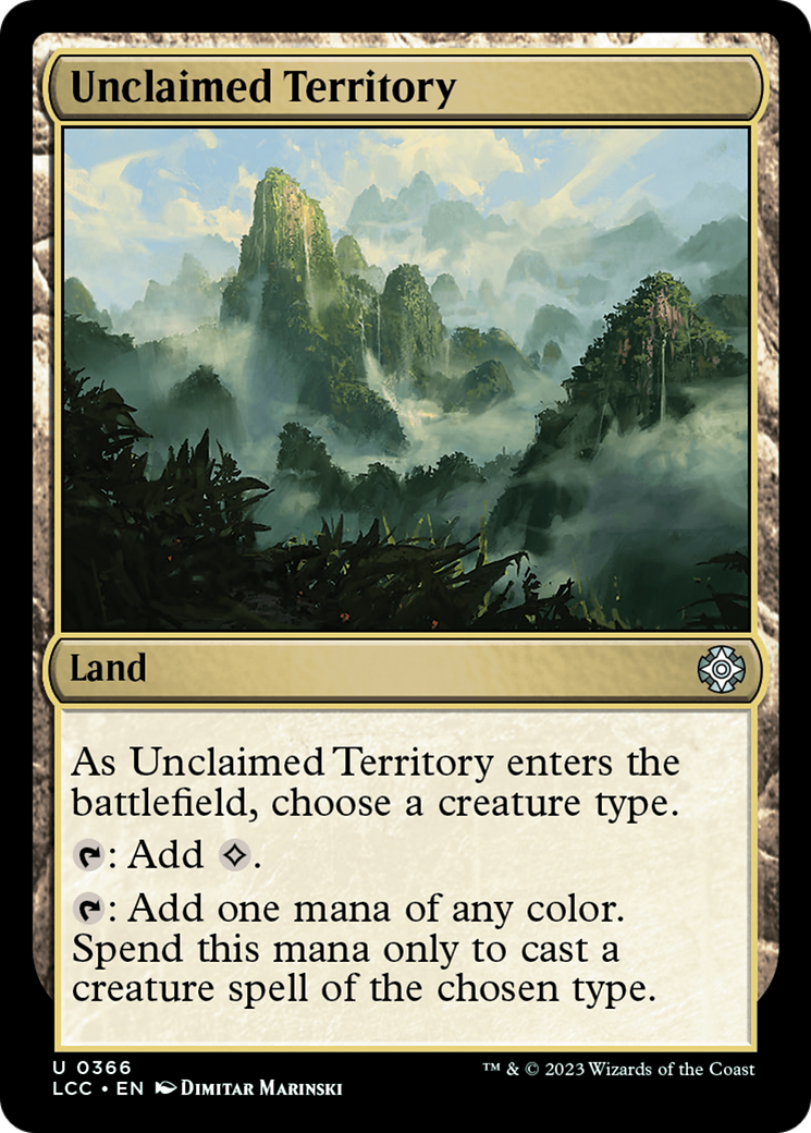 Unclaimed Territory [The Lost Caverns of Ixalan Commander] | Black Swamp Games