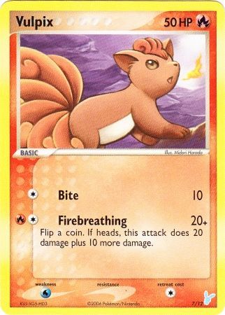 Vulpix (7/12) [EX: Trainer Kit 2 - Minun] | Black Swamp Games