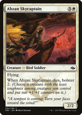 Abzan Skycaptain [Fate Reforged] | Black Swamp Games