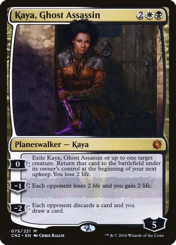 Kaya, Ghost Assassin (075/221) [Conspiracy: Take the Crown] | Black Swamp Games