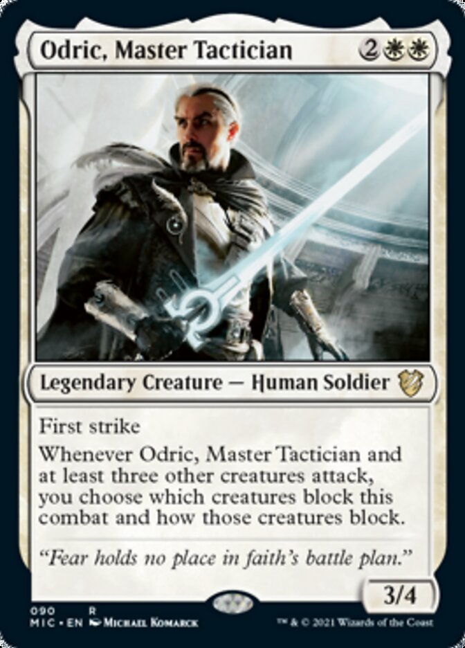 Odric, Master Tactician [Innistrad: Midnight Hunt Commander] | Black Swamp Games