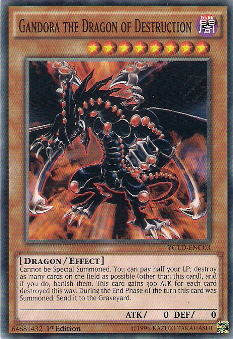 Gandora the Dragon of Destruction [YGLD-ENC03] Common | Black Swamp Games