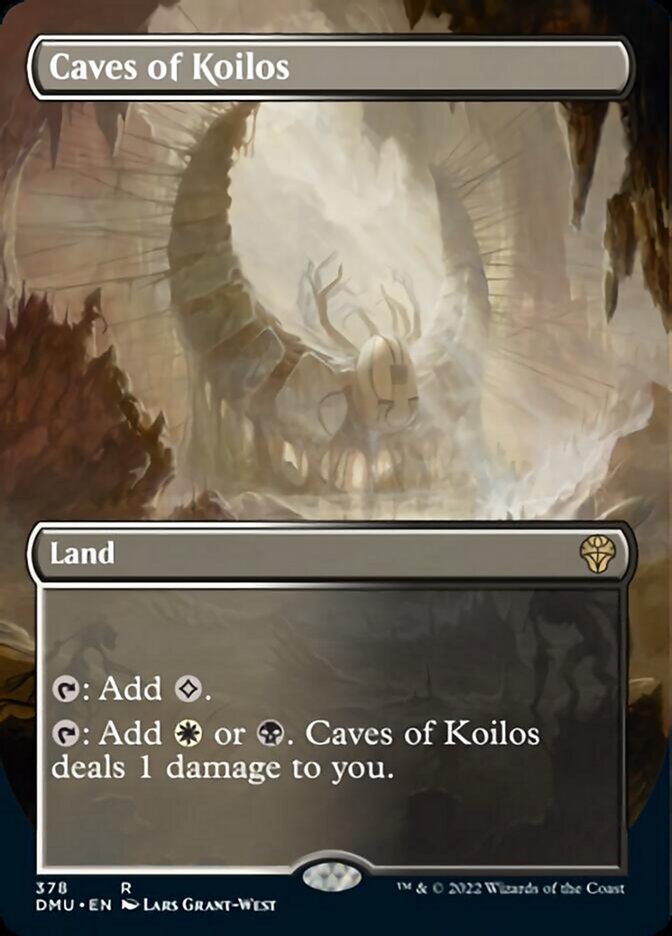 Caves of Koilos (Borderless Alternate Art) [Dominaria United] | Black Swamp Games